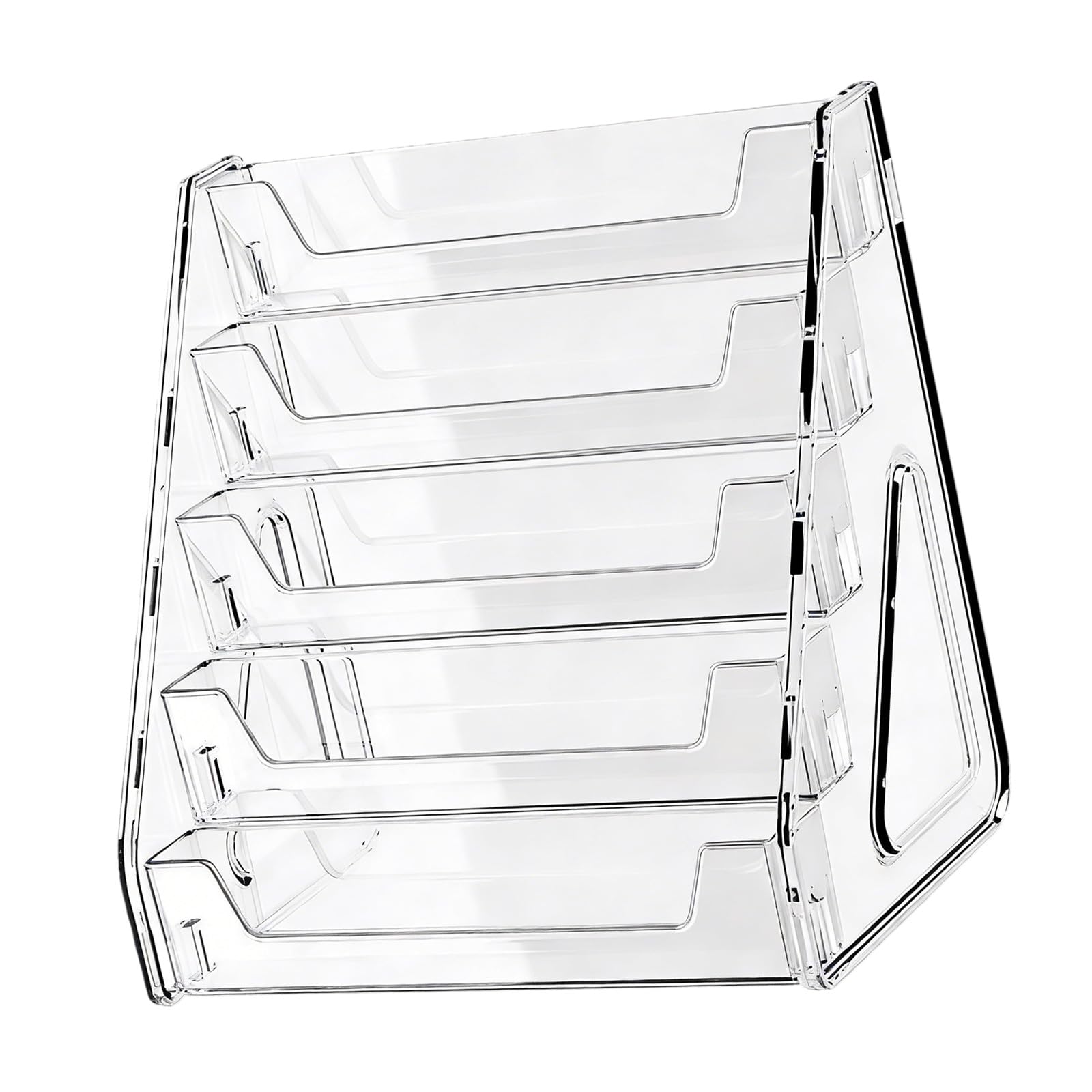 hogtnd Stackable Clear Stair Organiser for Displaying Action Figures and Small Decorative Desktop Display Planners