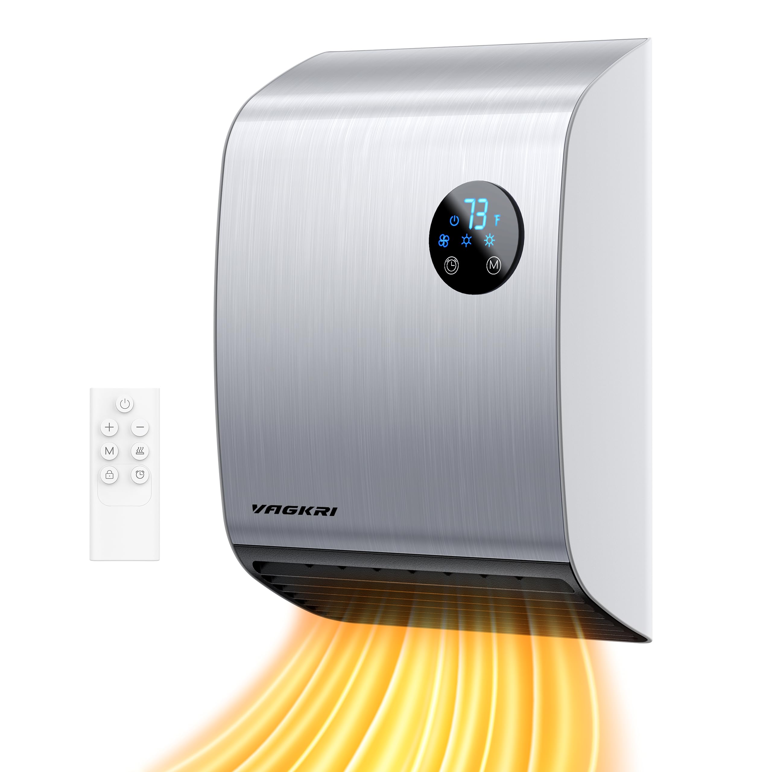 Amazon.com: Electric Panel Wall Heaters for Indoor Use - Remote Control Wall  Mounted Energy Efficient Heating with Safety Sensor Protection Portable  Space Heater, 1500W Fast Heating, Touch Display, 12H Timer : Tools