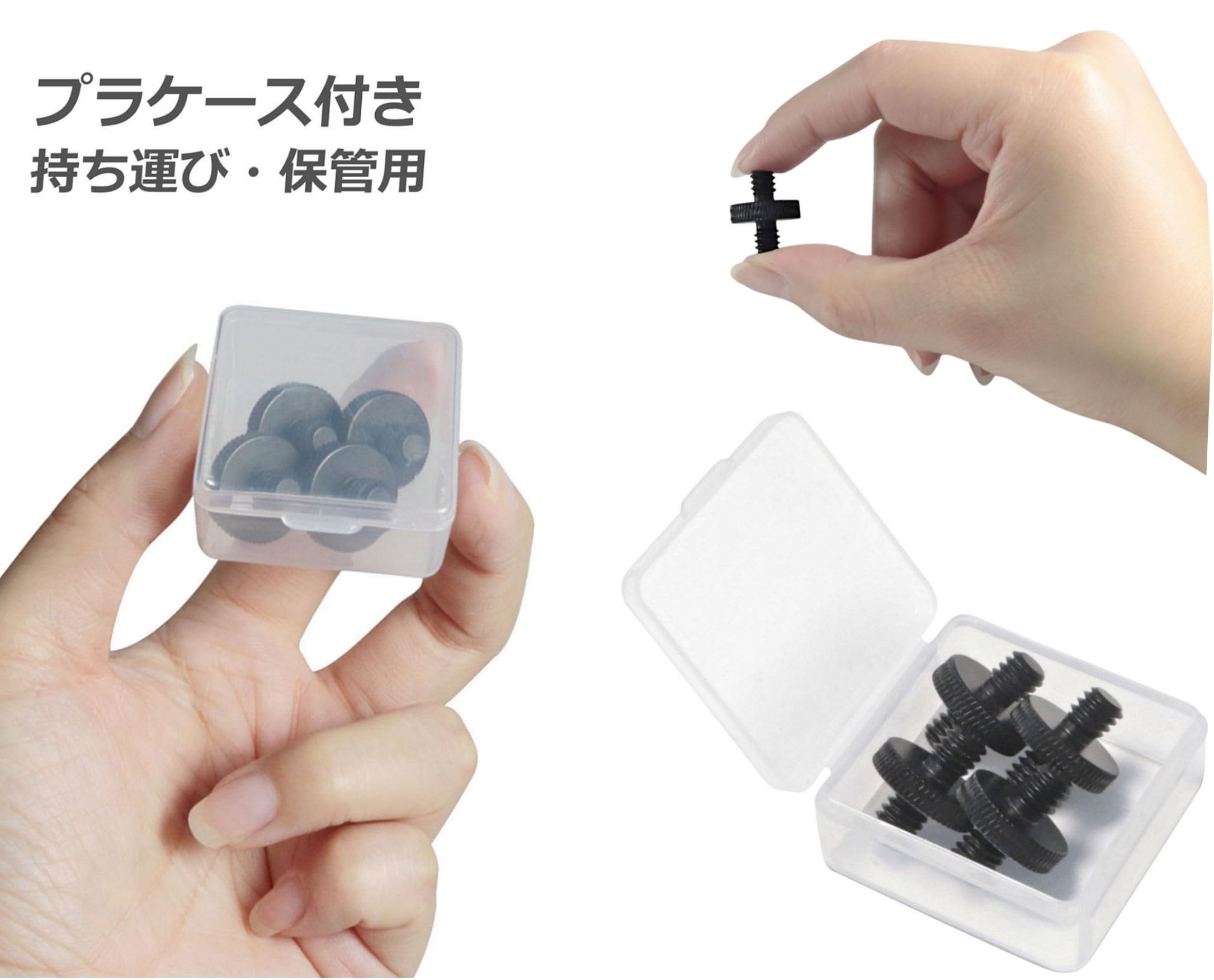 Amazon | カメラ ダブルヘッドスタッド 三脚 スタンド 雲台 ネジ