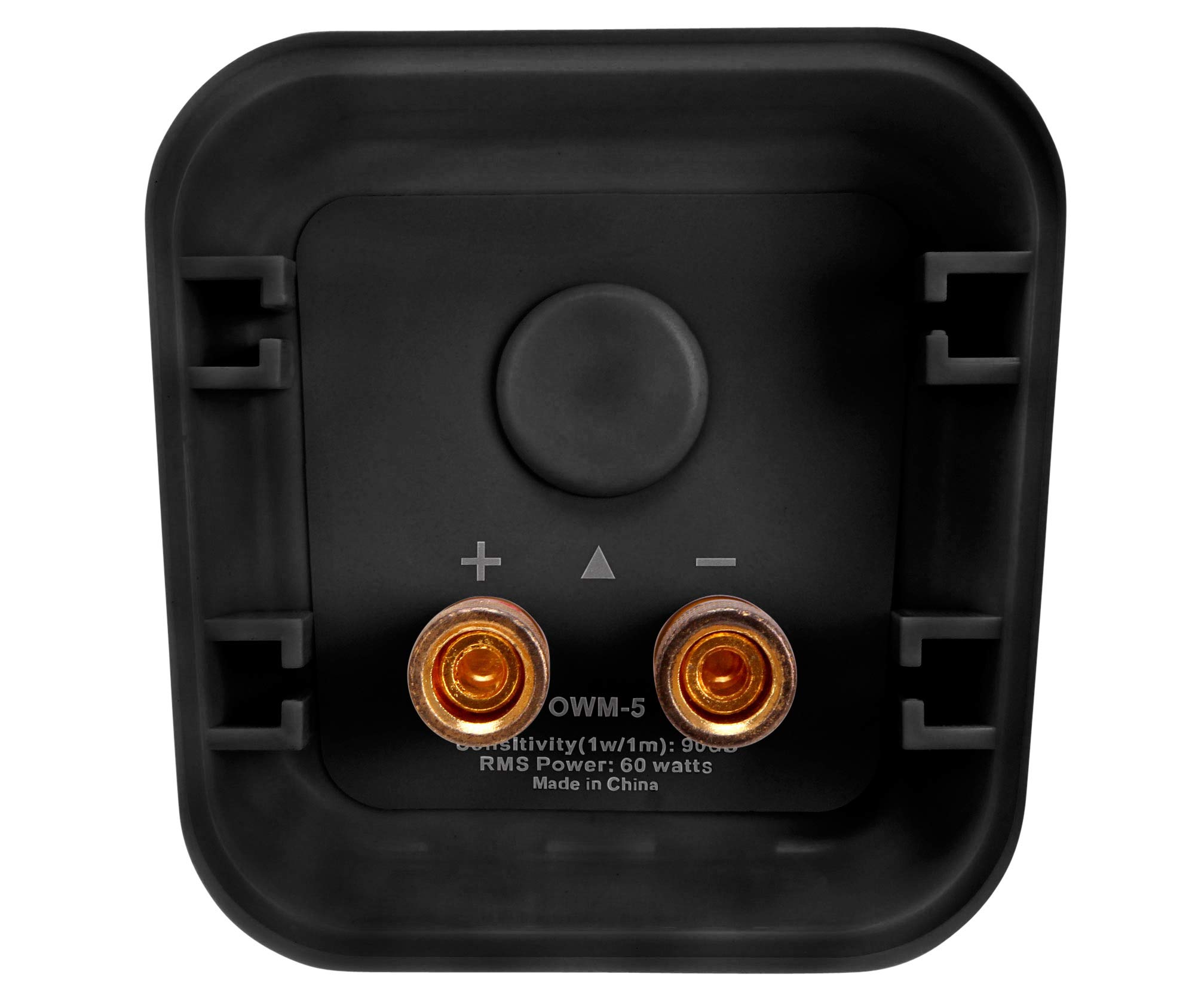Pronomic OLS-5 BK DJ PA Outdoor-Lautsprecher für Garten, Terrasse, Restaurant (80 Watt, Schutzart IP56, 8 Ohm, 5,25" Woofer) schwarz