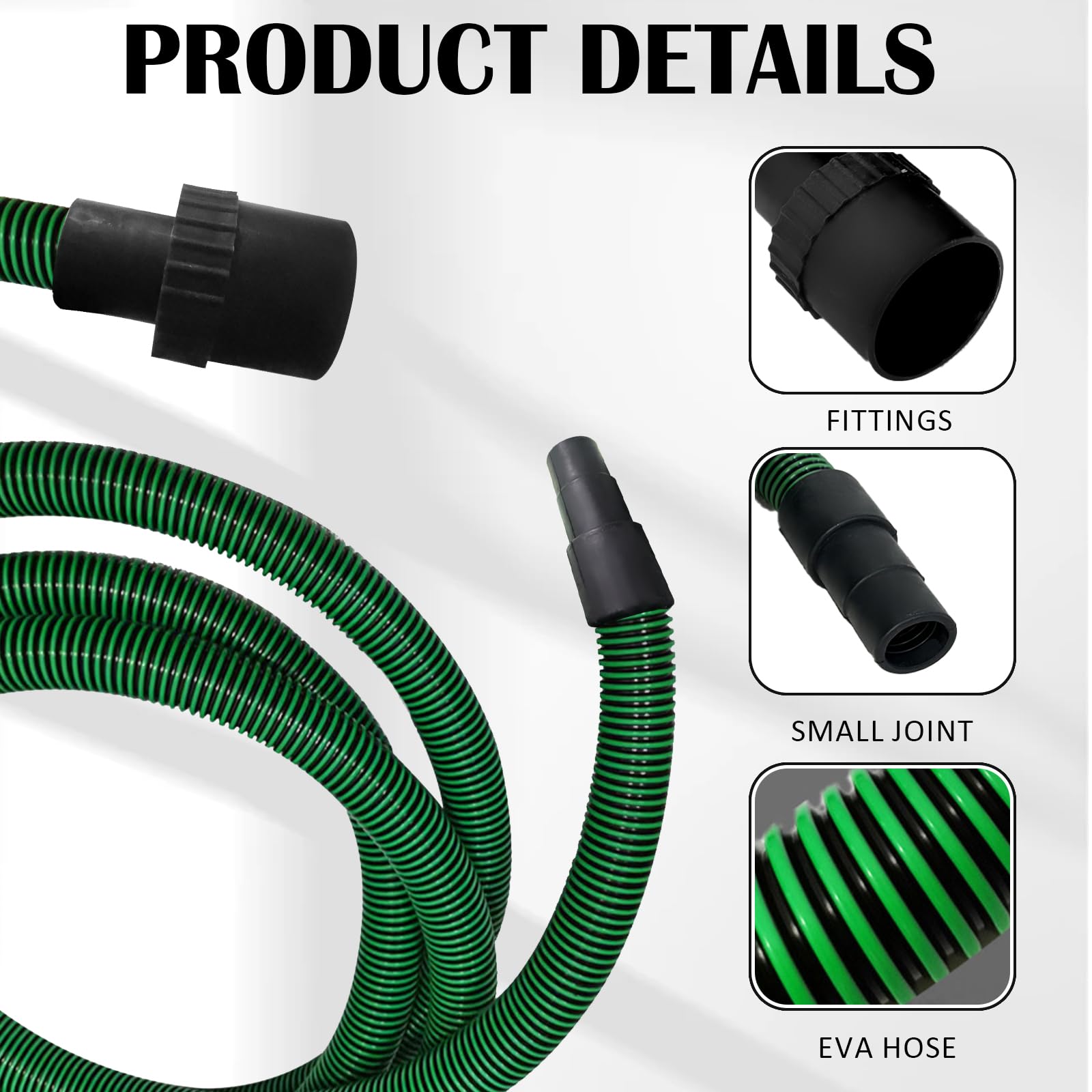 Tubo di aspirazione della polvere da 5 m, compatibile con Fes-tool D27 ct 32 mm, per levigatrici e collettori di polveri 26/36/48, 15/25, mini e mezzogiorno dal 2019