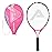 AMA SPORT Kids Tennis Racket for Junior Toddlers Starter Kit 17-25 for Girl Pink and Boy Yellow with 420D Nylon Shoulder Strap Bag, Graffiti Pink 21