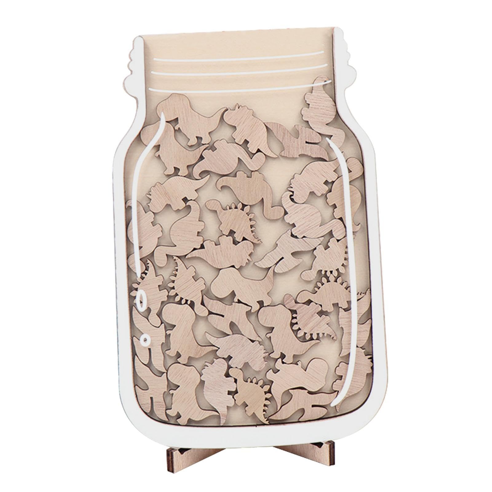 Rianpesn Reward Jar with Stars - Incentive Jar Motivate Good Behaviour for Children, Potty Training Reward Jar, Reward Jar for Home School Classroom Teacher Parent, Collect Jar Reward Chart