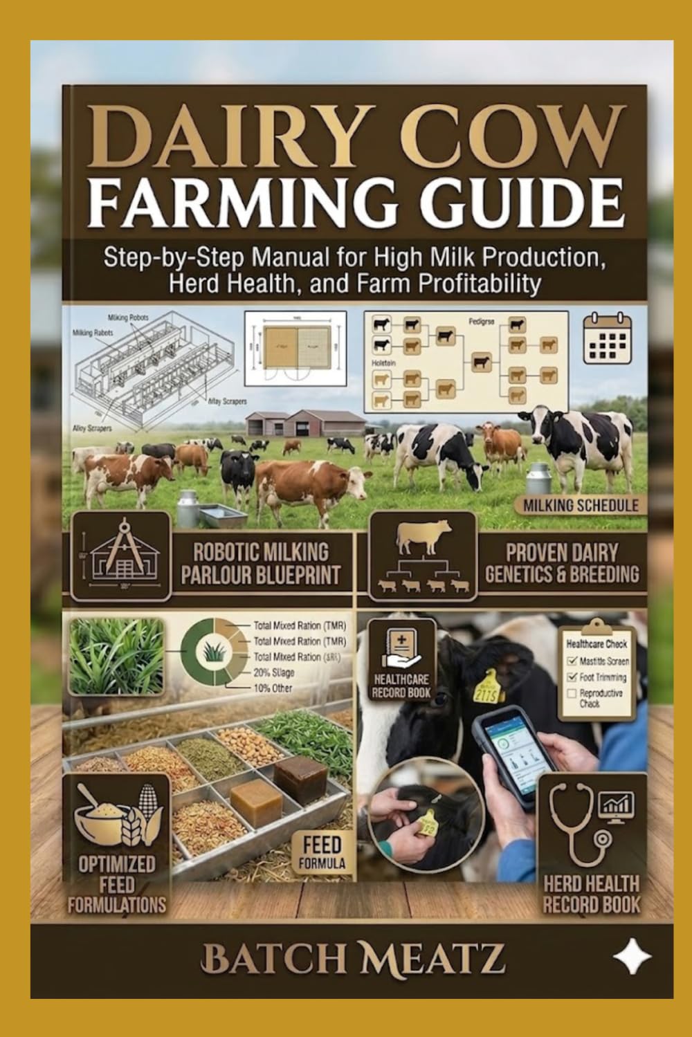 Dairy Cow Farming Guide: Step-by-Step Manual for High Milk Production, Herd Health, and Farm Profitability
