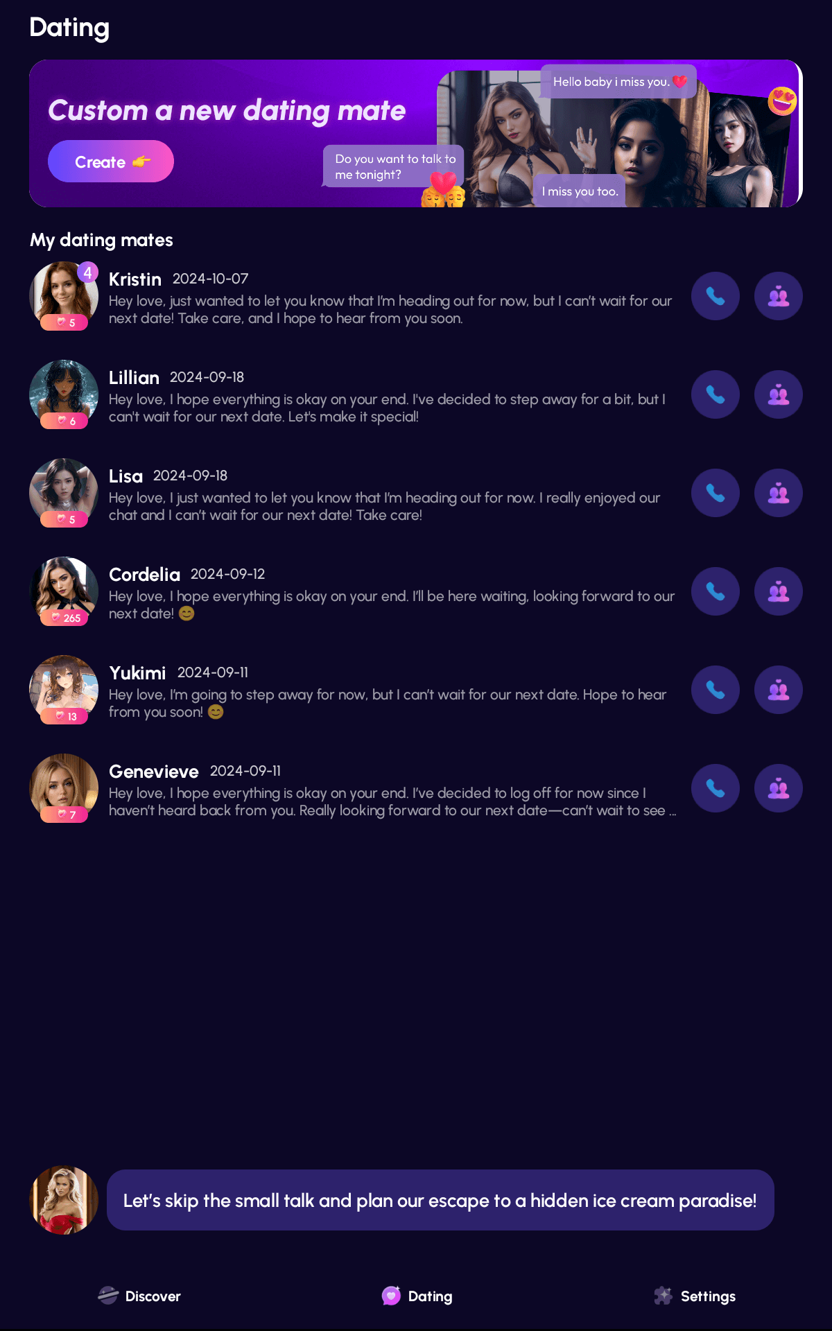 AI Lover - Chat with AI Girlfriend & Character Wife - App on Amazon ...
