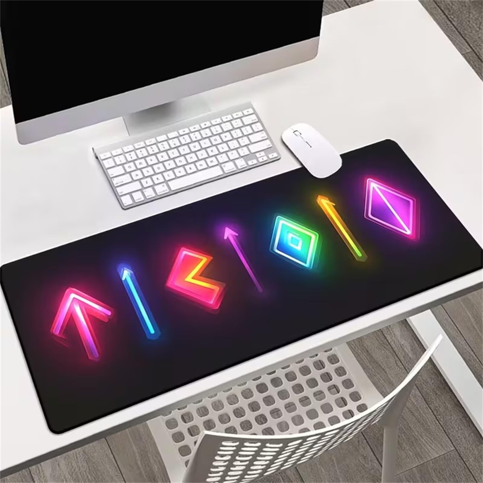 Alfombrilla ratón XXL para mejorar la precisión y velocidad del cursor 6