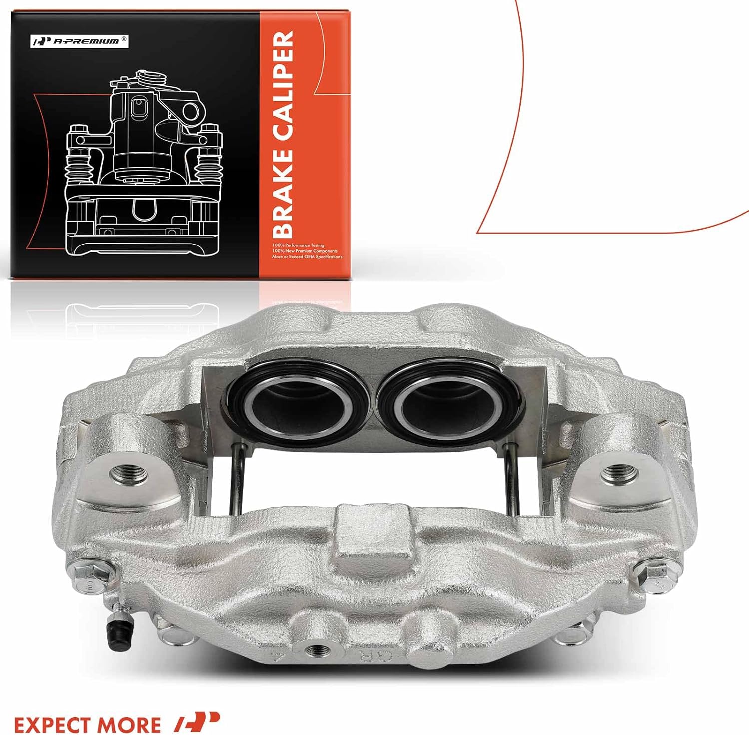 A-Premium Disc Brake Caliper Assembly Compatible with Select Toyota Models - Sequoia 2016-2020 5.7L, Tundra 2016-2019 4.6L 2016-2020 5.7L - Front Left Driver Side
