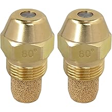 2pcs Hollow Oil Burner Nozzle 0.60 Gph 80 A Replacement Spray Oil Fuel Burner Nozzle 80 Degree