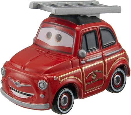 Amazon トミカ カーズ レスキューゴー ゴー ルイジ 消防車タイプ ミニカー ダイキャストカー ホビー