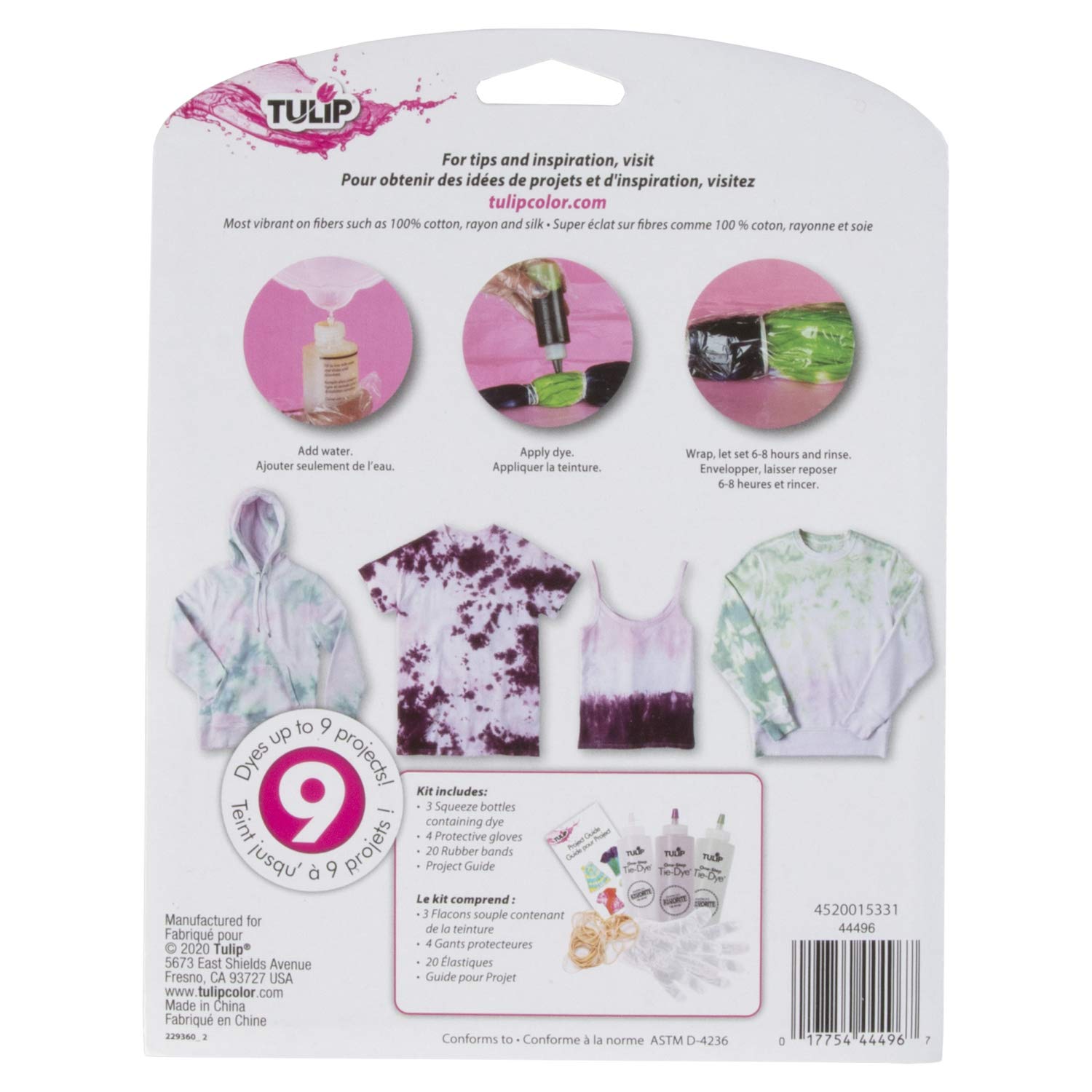 Tulip One-Step Tie-Dye Kit - Vibrant de Tulip - Pour la coloration et