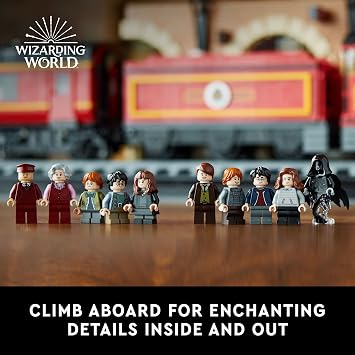 LEGO Harry Potter Hogwarts Express Collectors' Edition 76405, Iconic Replica Model Steam Train from The Films, Collectible Memorabilia Set for Adults