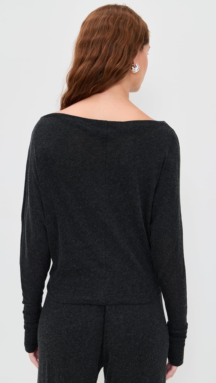 Enza Costa Women's Cashmere Jersey Dolman Top - Image 3