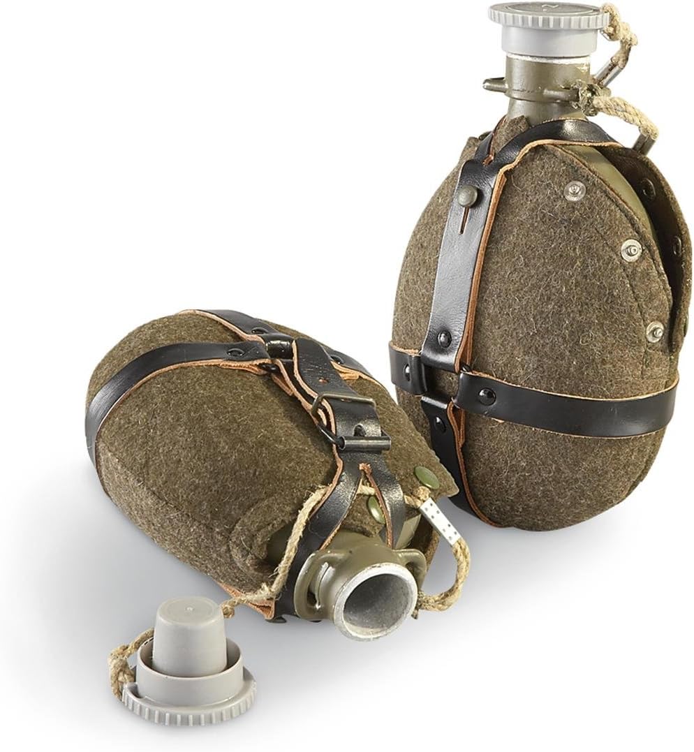 Army Surplus Czech Military Canteen/Water Bottle and Cover