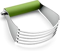 Vista 18 de Spring Chef Batidora de masa blanca de tamaño mediano para hornear, herramienta multifuncional para cortar masa, herramienta de corte de repostería