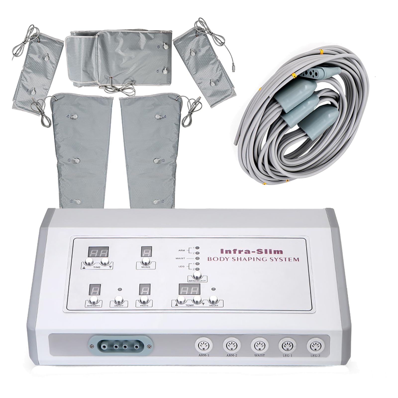 Infrarot Massageanzug 5tlg Luftdruckmassage Wärmegerät 400W