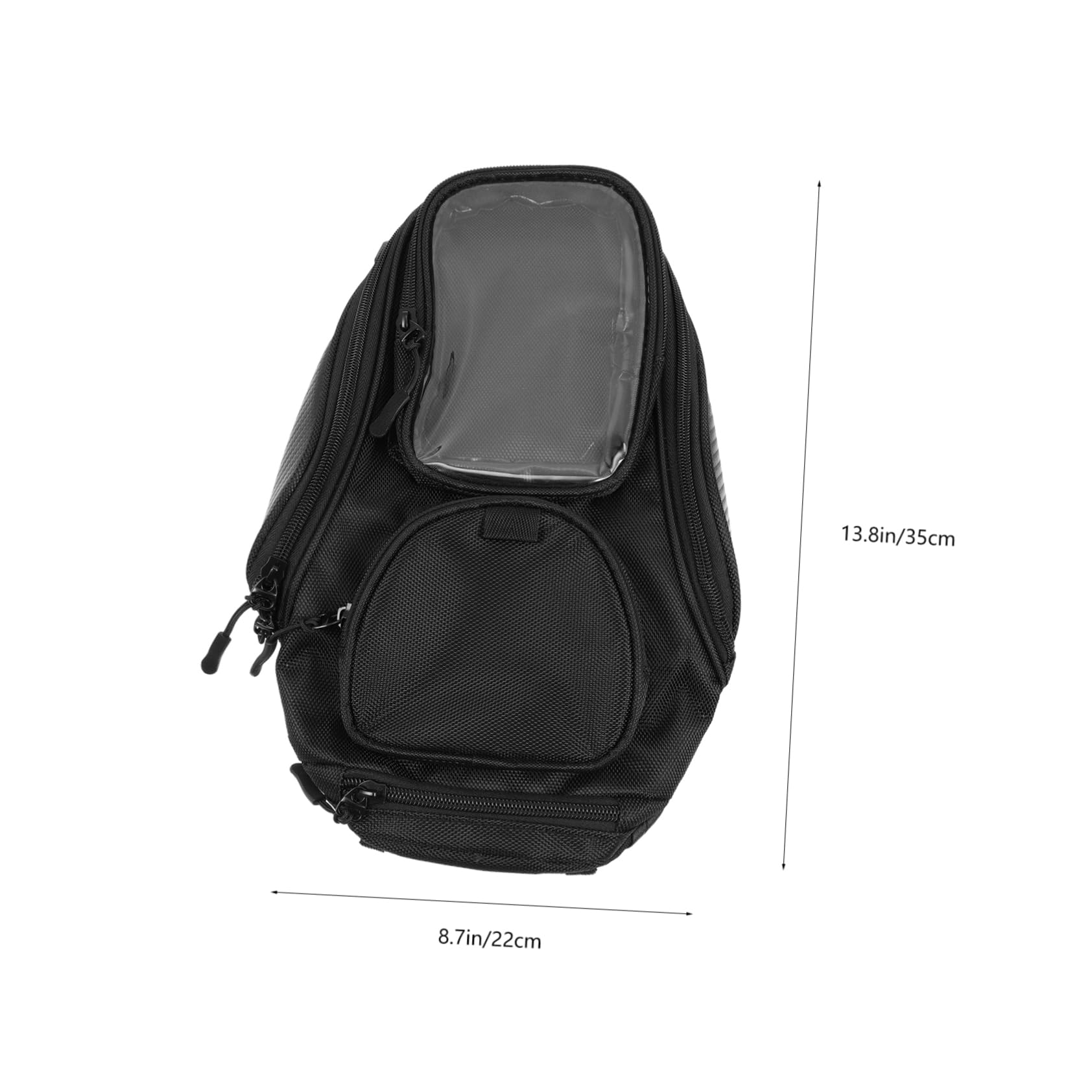 STOBAZA Fashionable Motorcycle Tank Bag Portable Magnetic Motorbike Pouch for Outdoor Riding Weather Resistant Storage Durable Motorbike Accessories Easy to Assemble Disassemble