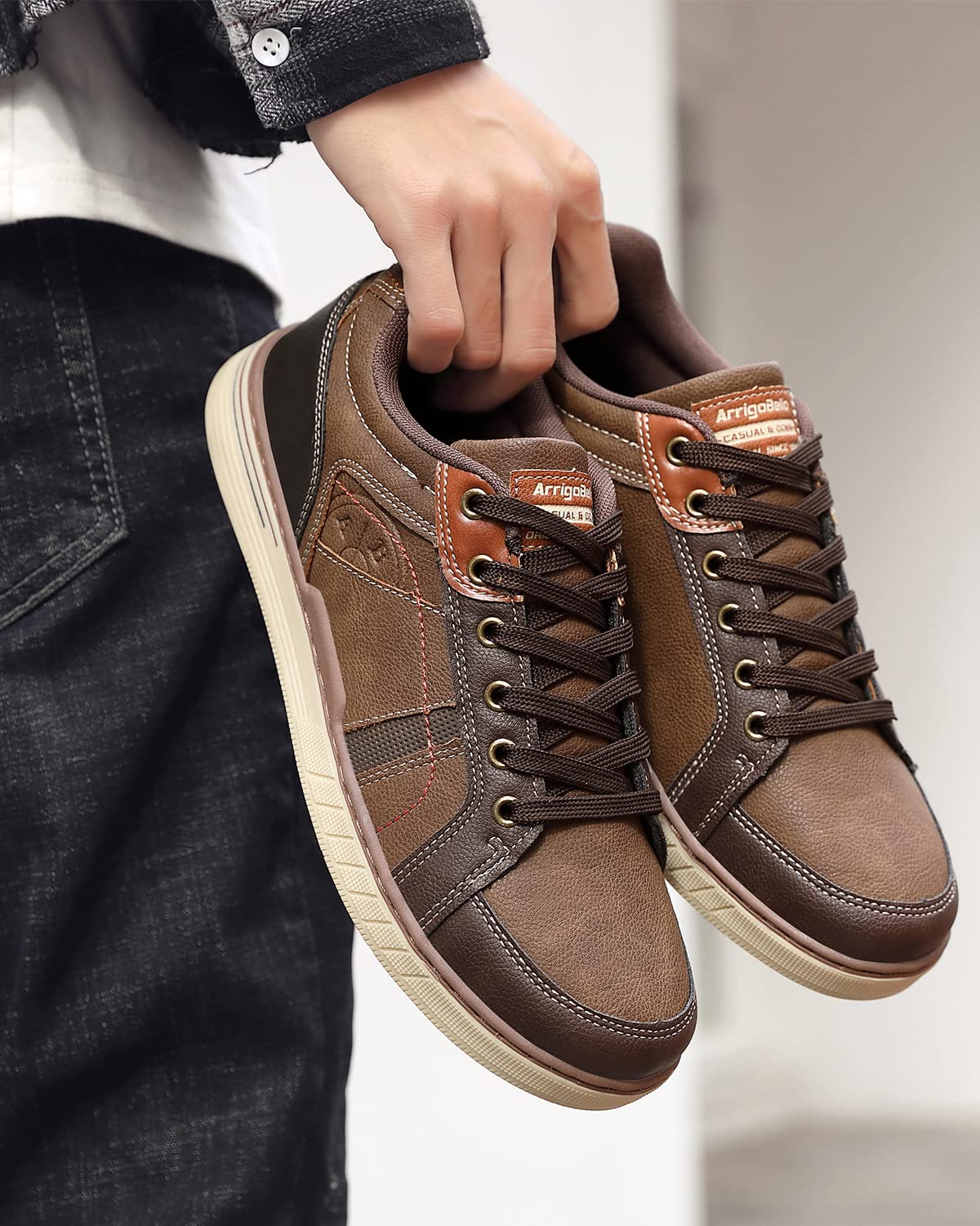 ARRIGO BELLO Sneakers Uomo Scarpe Ginnastica Sportive Running Trekking Mocassini Uomo Estivi all'aperto Respirabile Taglia 41-46