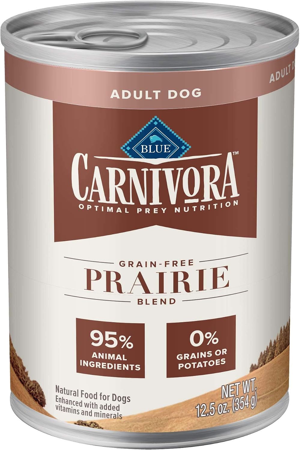 Blue Buffalo Blue Carnivora Prairie Blend Optimal Prey Nutrition Grain Free Adult Wet Dog Food