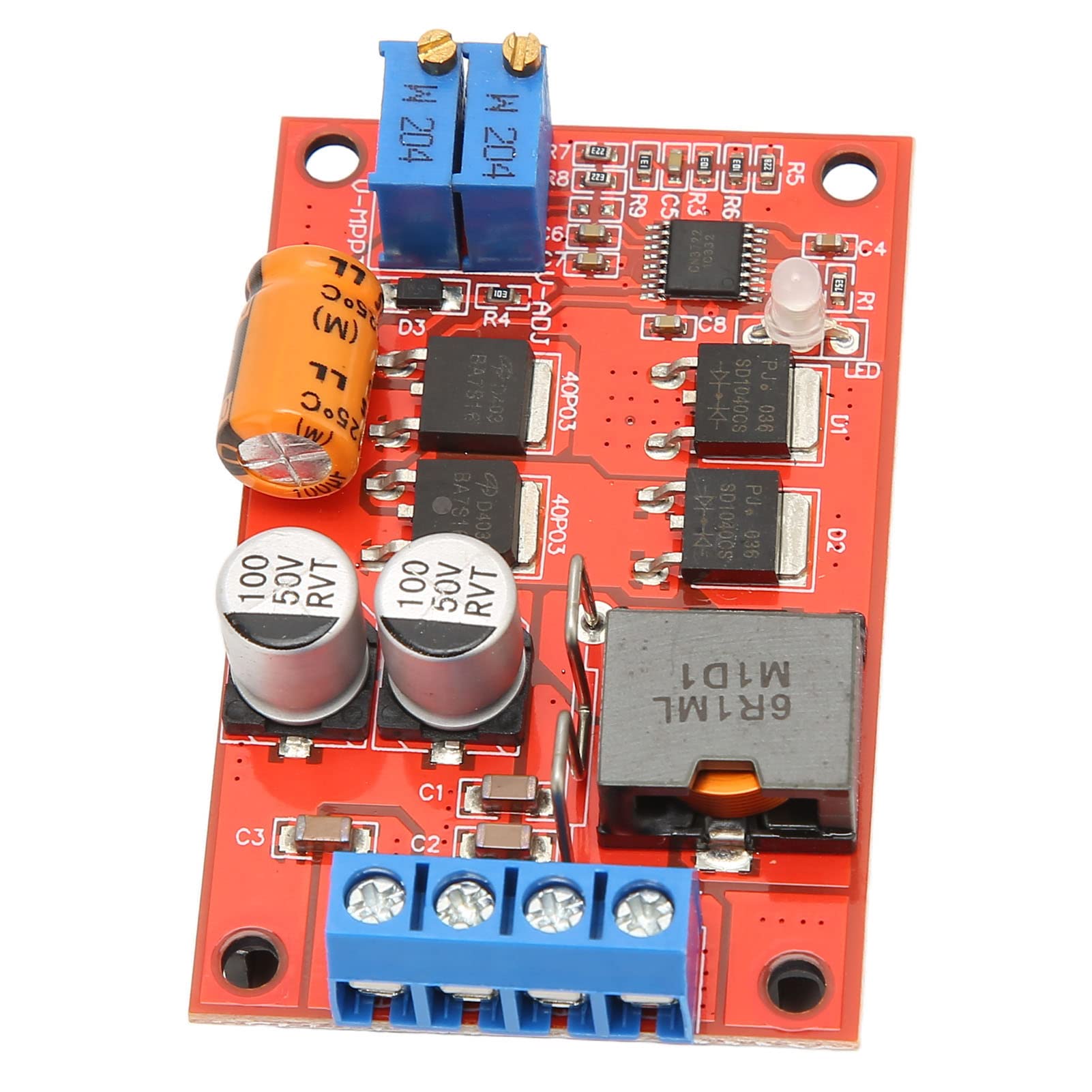 5A MPPT Solarpanel-Laderegler DC 5-26V Stufenlos Einstellbarer Solarladeregler-Regler, CC CW-Automatiksteuerung, für 9V-12V-18V-24V-Solarmodule Zum Laden von Batterien