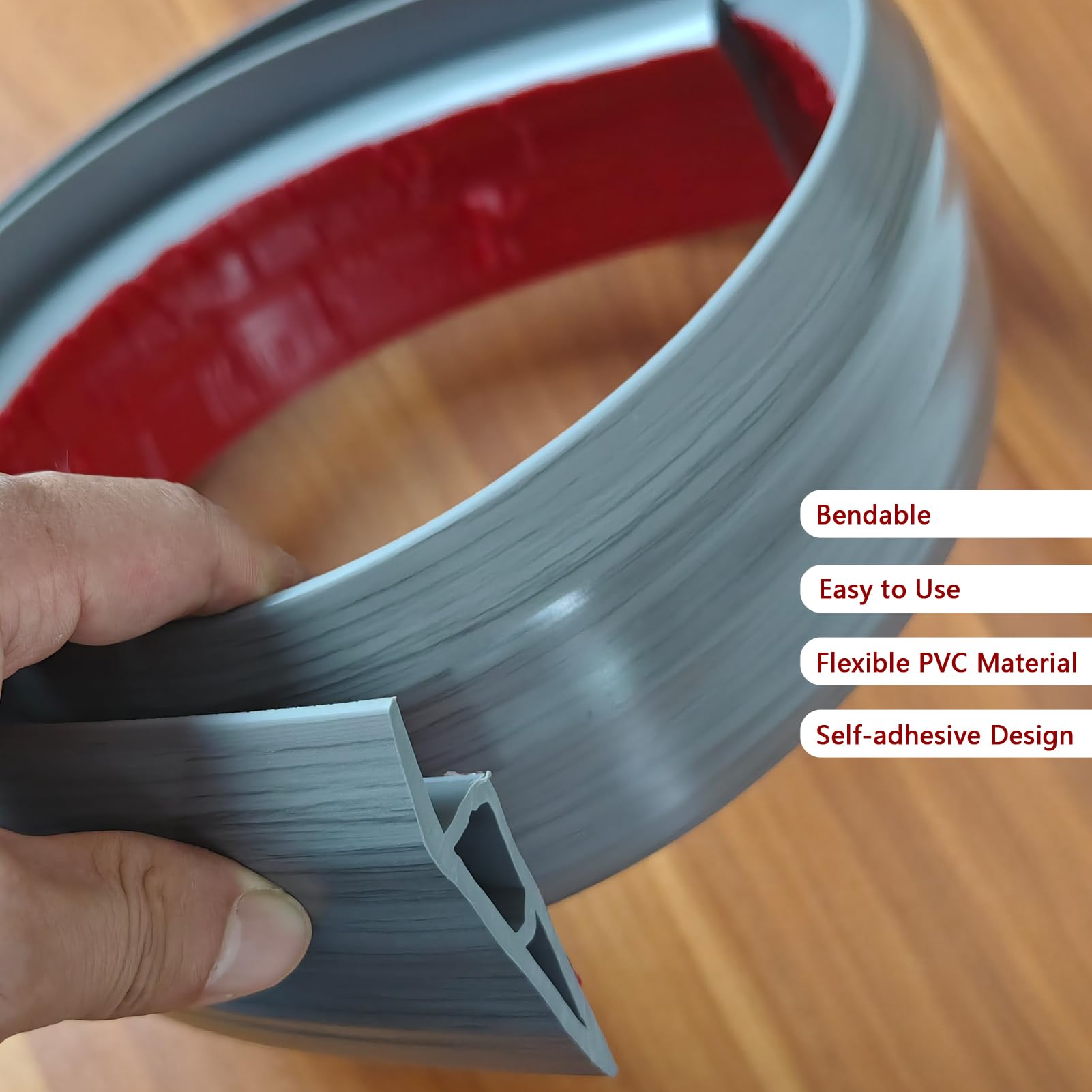 tp roadさま専用 PVC eşik rampası, kendinden yapışkanlı, zemin geçiş şeridi, eşik