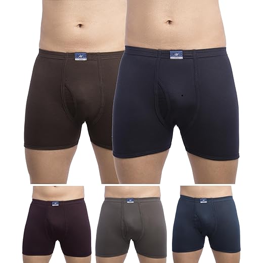 Mens Cotton Trunks - Assorted Colours