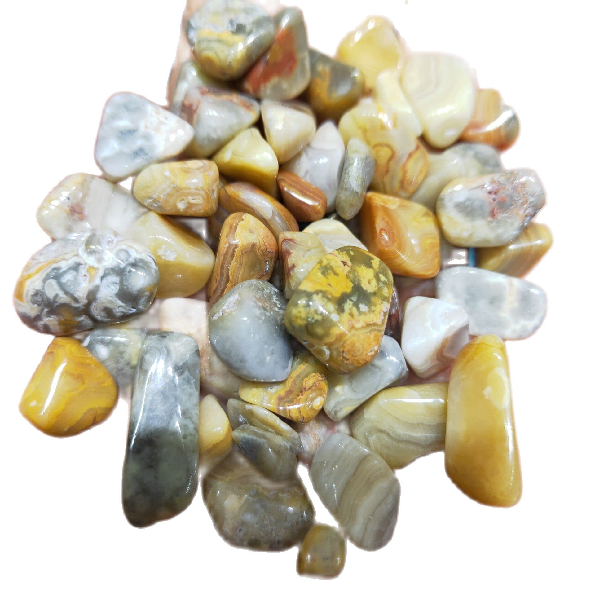 Cristallo Naturale 100 g di Agata Naturale frantumato di Pietra Pietra di Cristallo Pietra for Acquario Pietra da Giardino Pietra Decorativa Raccolta domiciliare