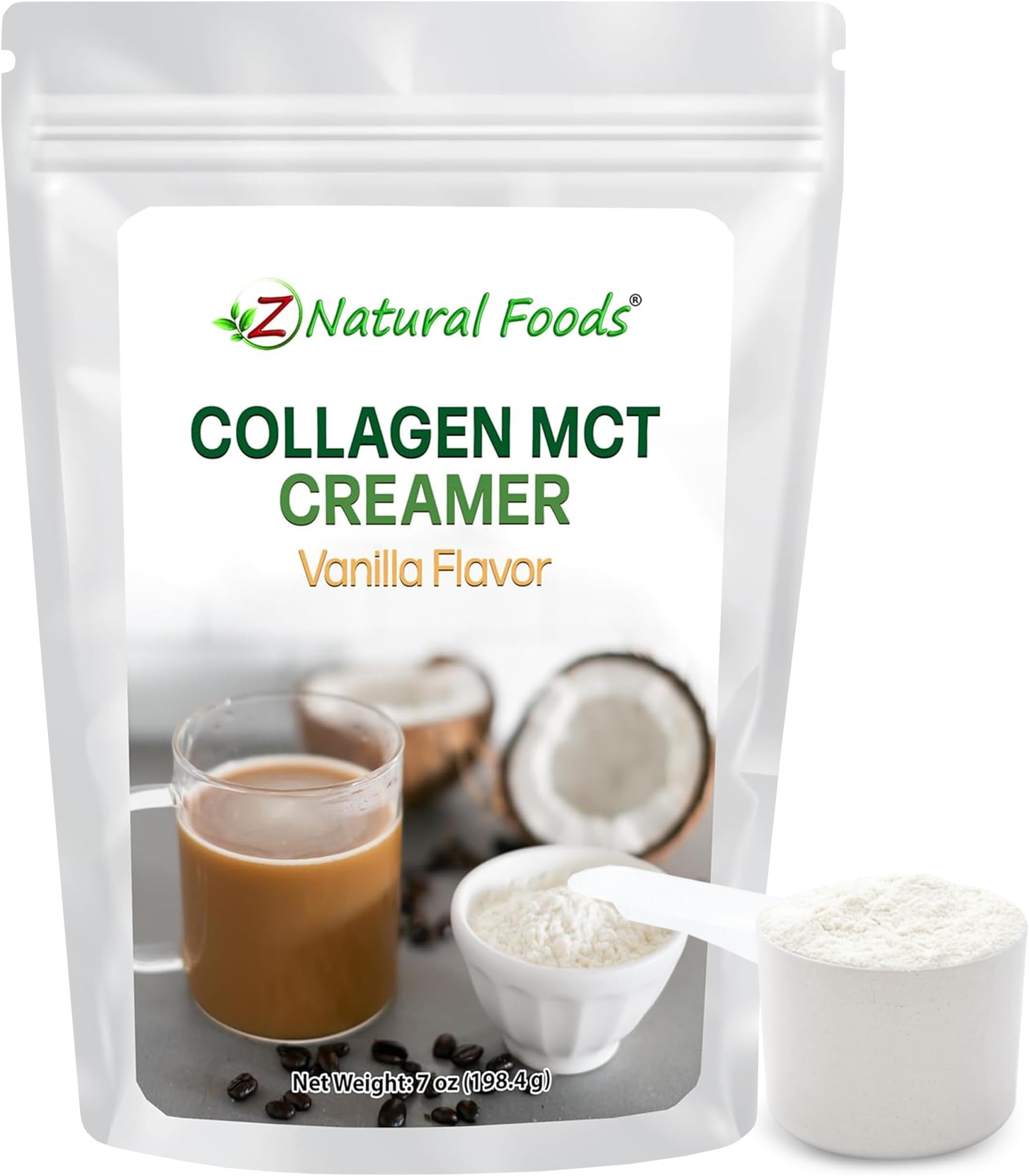 Collagen MCT Oil Creamer Powder - Unflavored, 0.5 lb