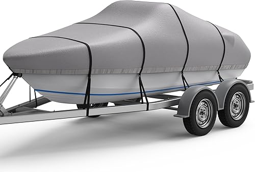 RVMasking Cubierta para lancha 1200D de alta resistencia, 17-19 pies, impermeable, remolcable de grado marino, para lancha de bajo de grado marino, disponible en Yaxa Venezuela