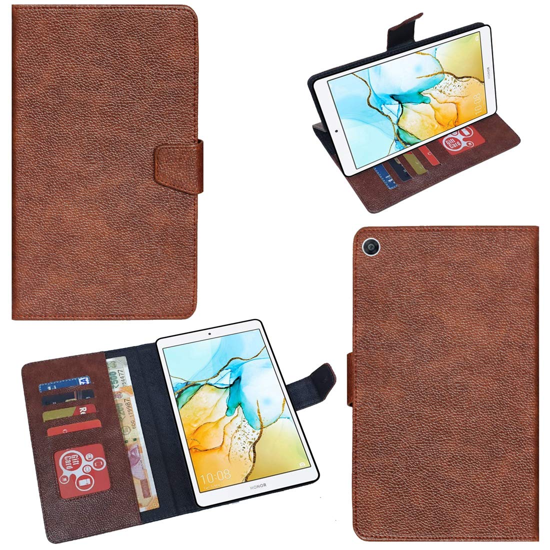 Zaoma Diary Stand Flip Flap Case Cover for Honor Pad 5 8 (8-inch) Model Tablet Stand Flip Case Cover - Brown (B08VJ9STFR) Amazon Price History, Amazon Price Tracker