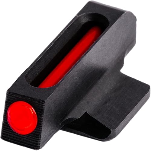 Miniatura 44 de TRUGLO Vista nocturna para pistola de fibra óptica, compacta y duradera, resistente a los enganches, alta visibilidad, frontal roja y verde