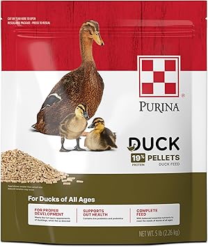 Purina | Nutritionally Complete Duck Feed for All Life-Stages | 5 Pound (5 lb.) Bag