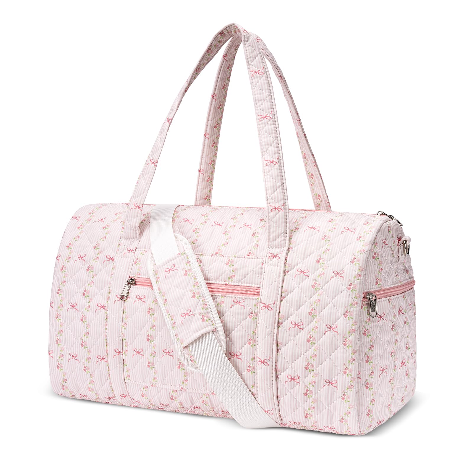 SXS LACONIC Floral Quilted Duffle Bag