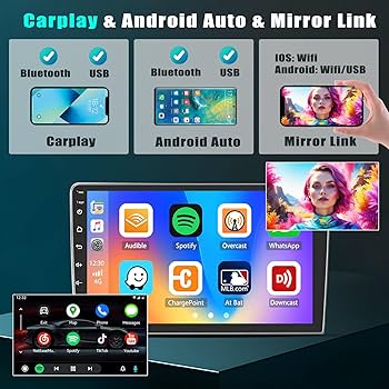 Apple - よぉみぃ Amazon.com: Android 15 Car Stereo for Toyota Corolla 2009