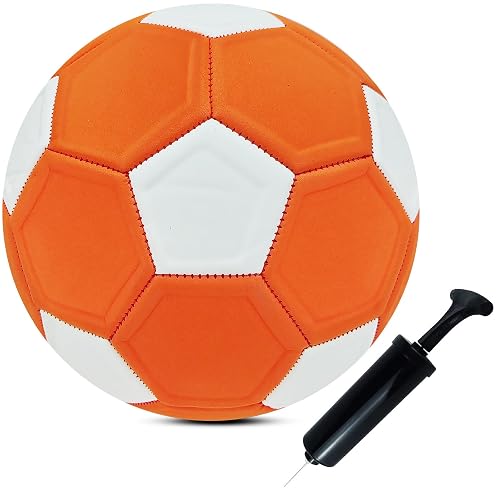 ABAJI Soccer Ball Size 3 4 5 Foam Outer Material