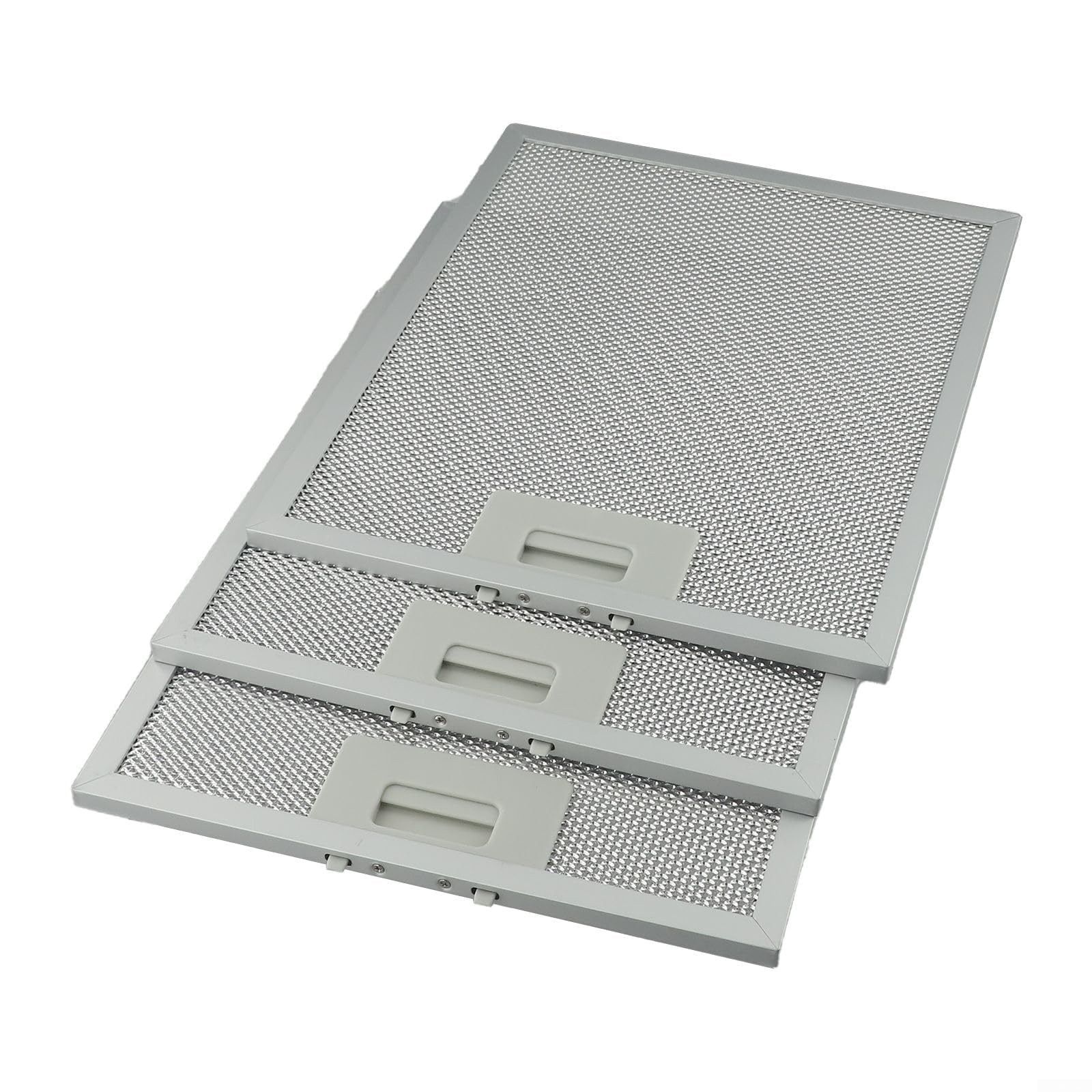 Filtros de aluminio para campana extractora de malla de metal, filtro de ventilación de 310 x 250 x 9 mm, filtración de grasa de 5 capas para campanas extractoras, fácil instalación