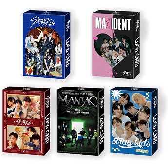 stray kids lomo card kpop photo cards greeting card with postcard box pack of 5/150 pieces