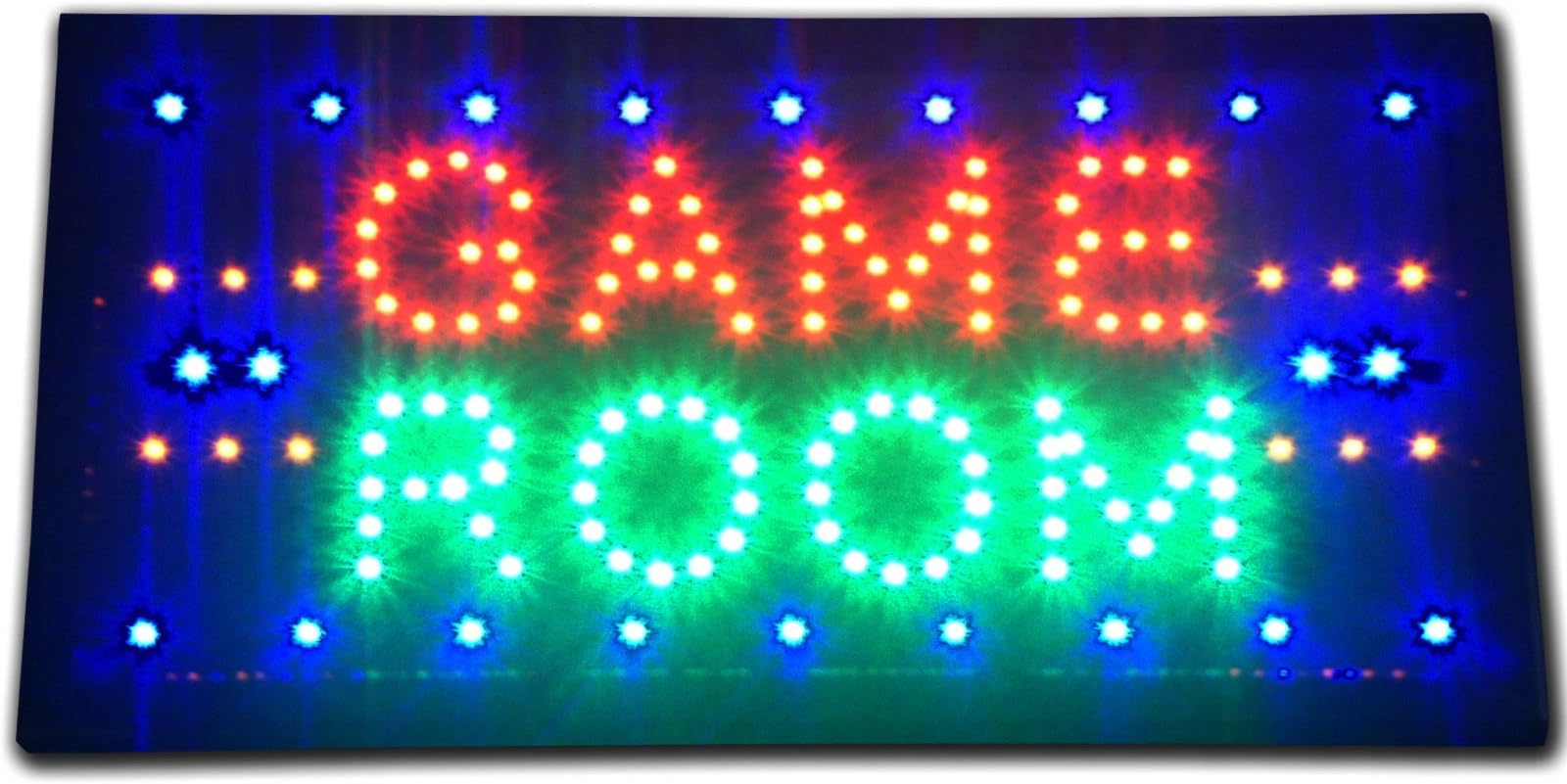Bright Game ROOM arcade LED 19x10" Store Sign Lottery Bar Pub man cave Beer Shop video