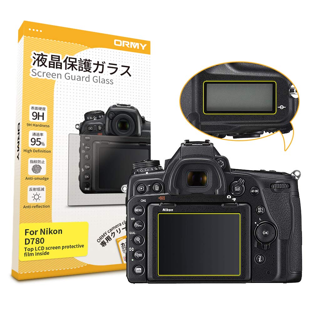 ORMYCamera Screen Protector, D780