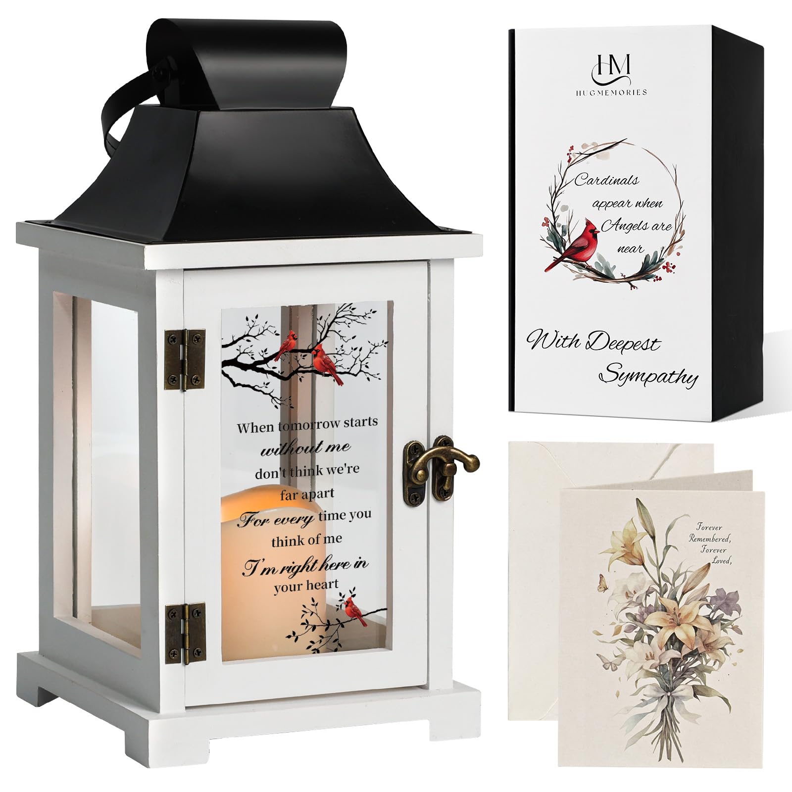 Amazon.com: HugMemories Memorial Lantern, Bereavement Sympathy