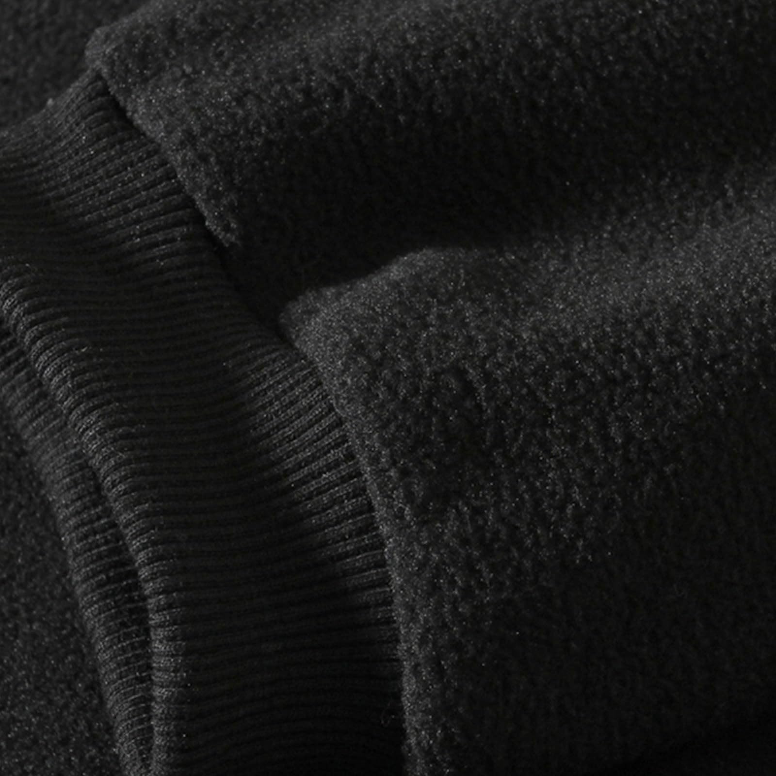 HAOLEI Sudaderas Hombres con Cremallera,Forro Polar Hombre Manga Larga Otoño Invierno Suave Cómodo Chaqueta Fleece Casual Color Sólido con Cremallera Completa Abrigos para Diario Oficina Trabajo