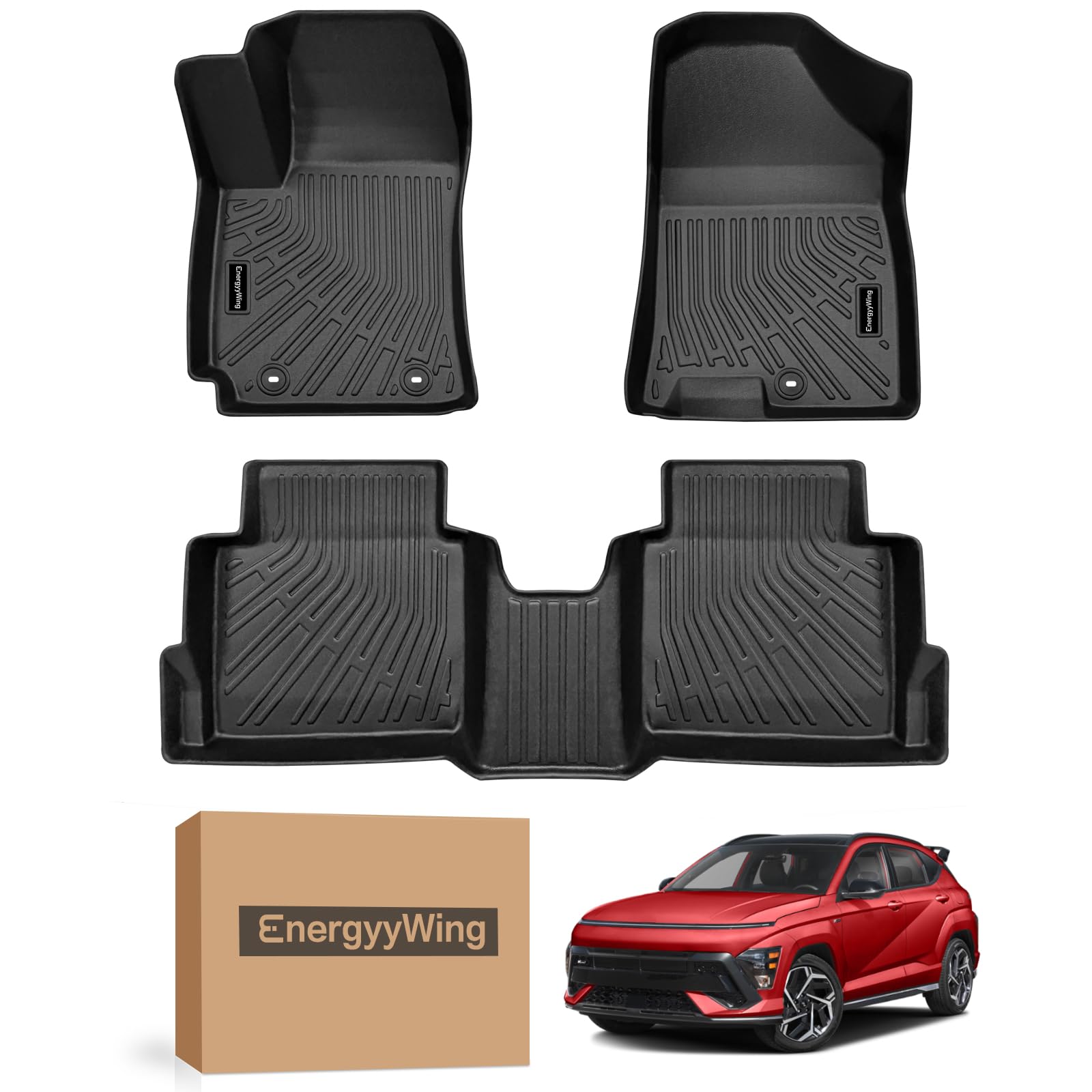 ECOZEN Rubberen antislipmatten voor Hyundai Kona SX2 Pure Electric EV