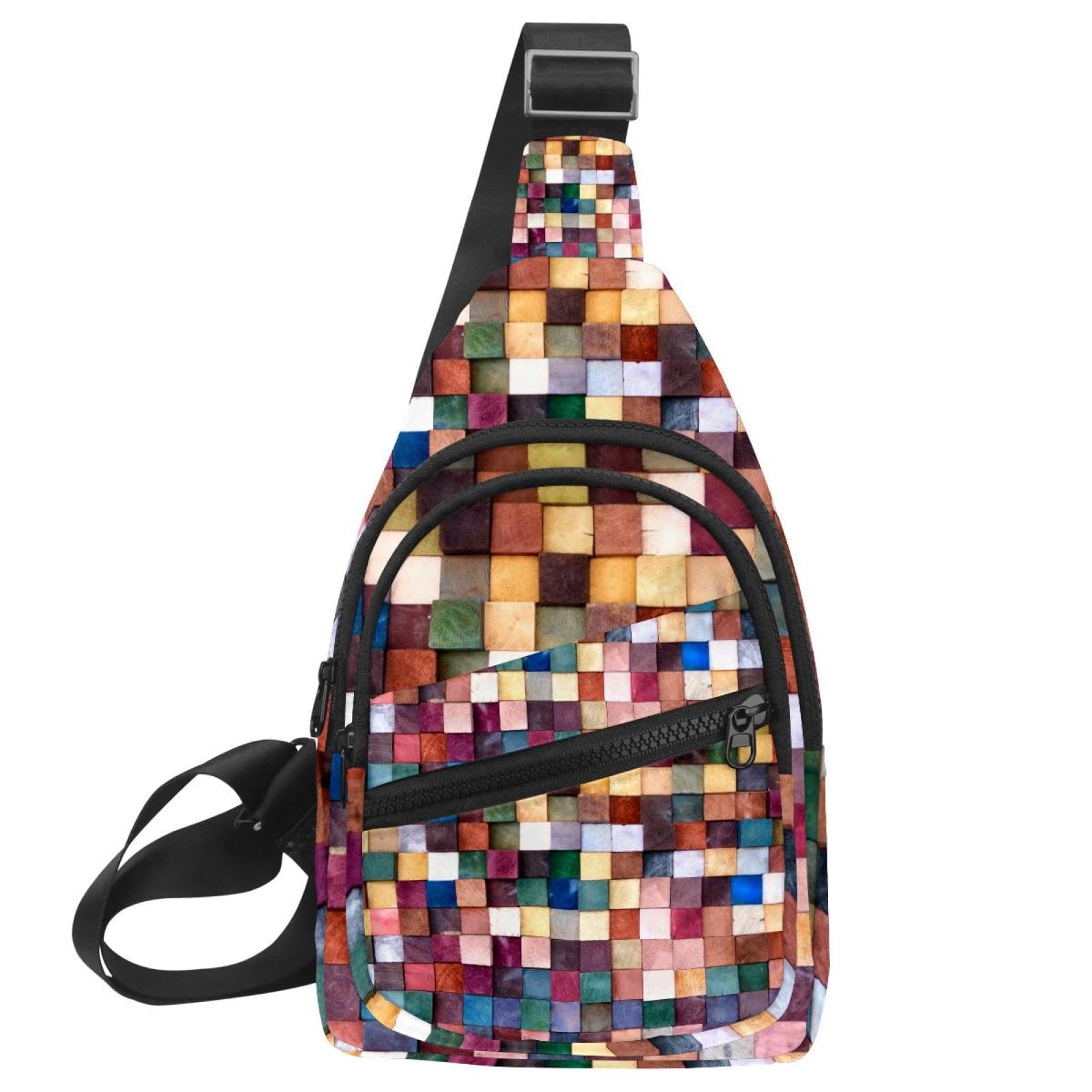 Bolsa de pecho para mujer con diseño de búho y tejido impermeable 7