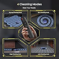 Vista 8 de Robot aspirador y trapeador combinado, 2 en 1 aspiradoras robóticas con WiFi/App, robot aspirador con tanque de agua, fuerte succión, horario, carga