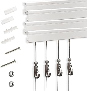 NACETURE Picture Hanging System with Wall Rails