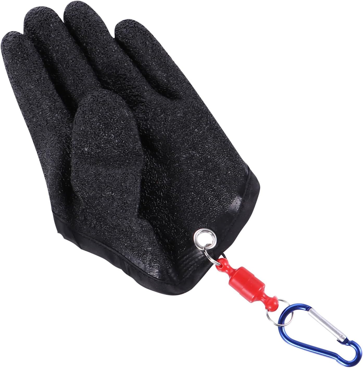 Non-Slip Left Hand Fishing Glove with Anti-Puncture Latex Material, Thickened Skidproof Catch Fish Glove for Outdoor Anglers Random Color
