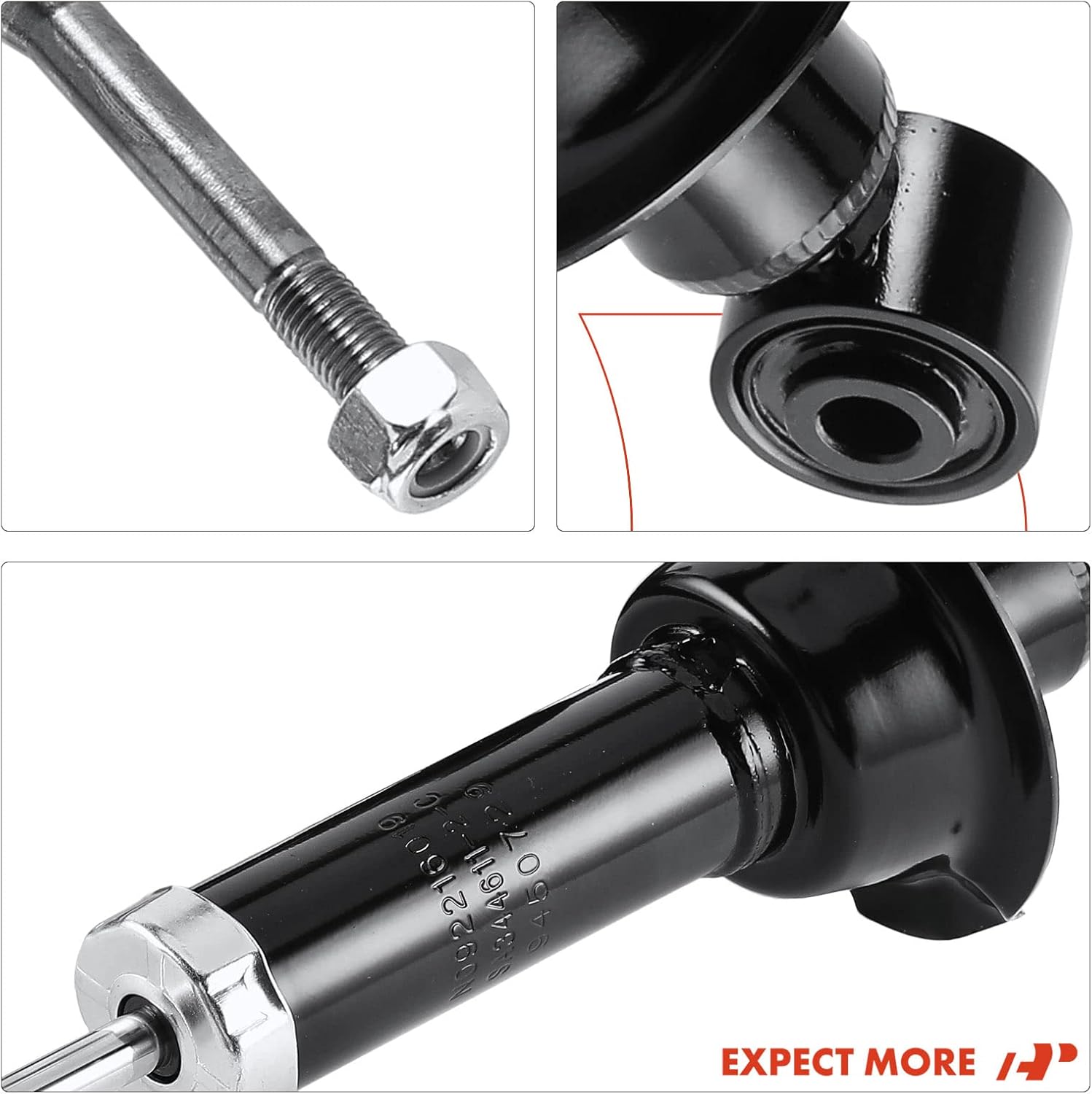 A-Premium Rear Shock Absorber Compatible with Honda Element 2003-2011, Driver and Passenger Side