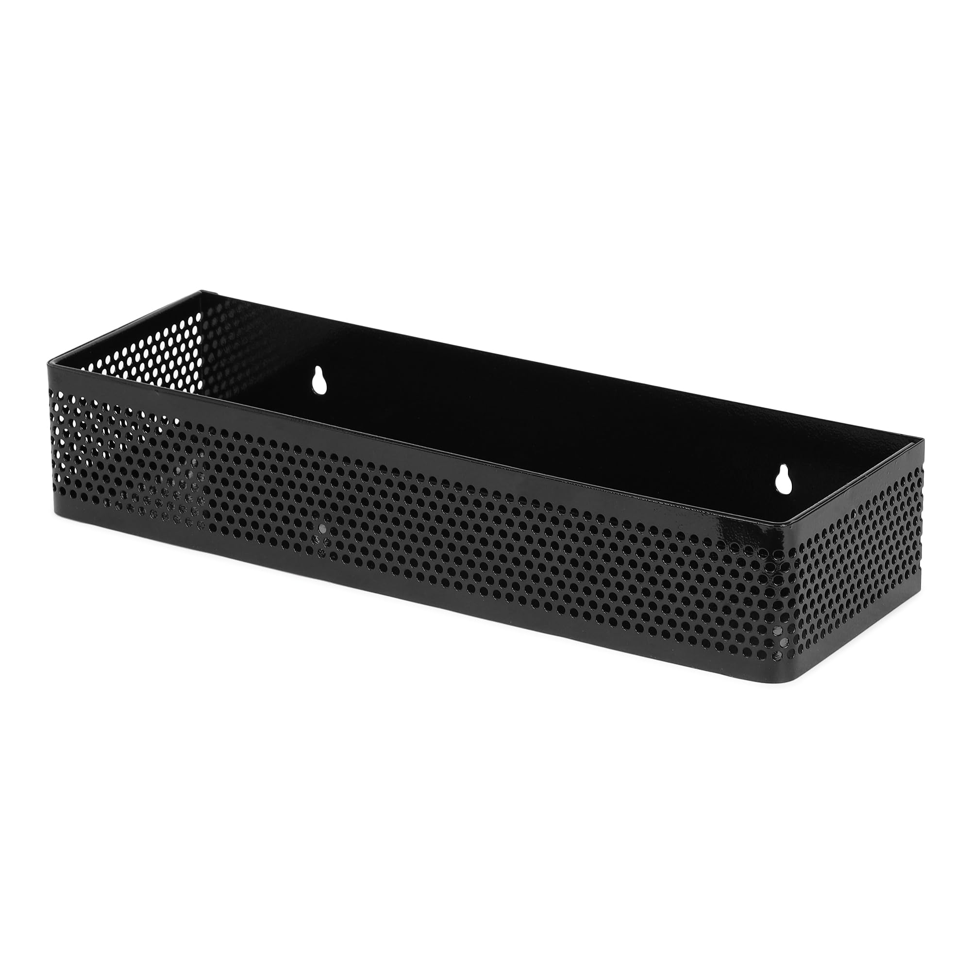 Long Metal Floating Wall Shelf Rack,for Decoration of Wall Living Room, Bedroom & Kitchen,Rack for Showpieces,Planter & Organizing Display Decorative Items Black.-image-37