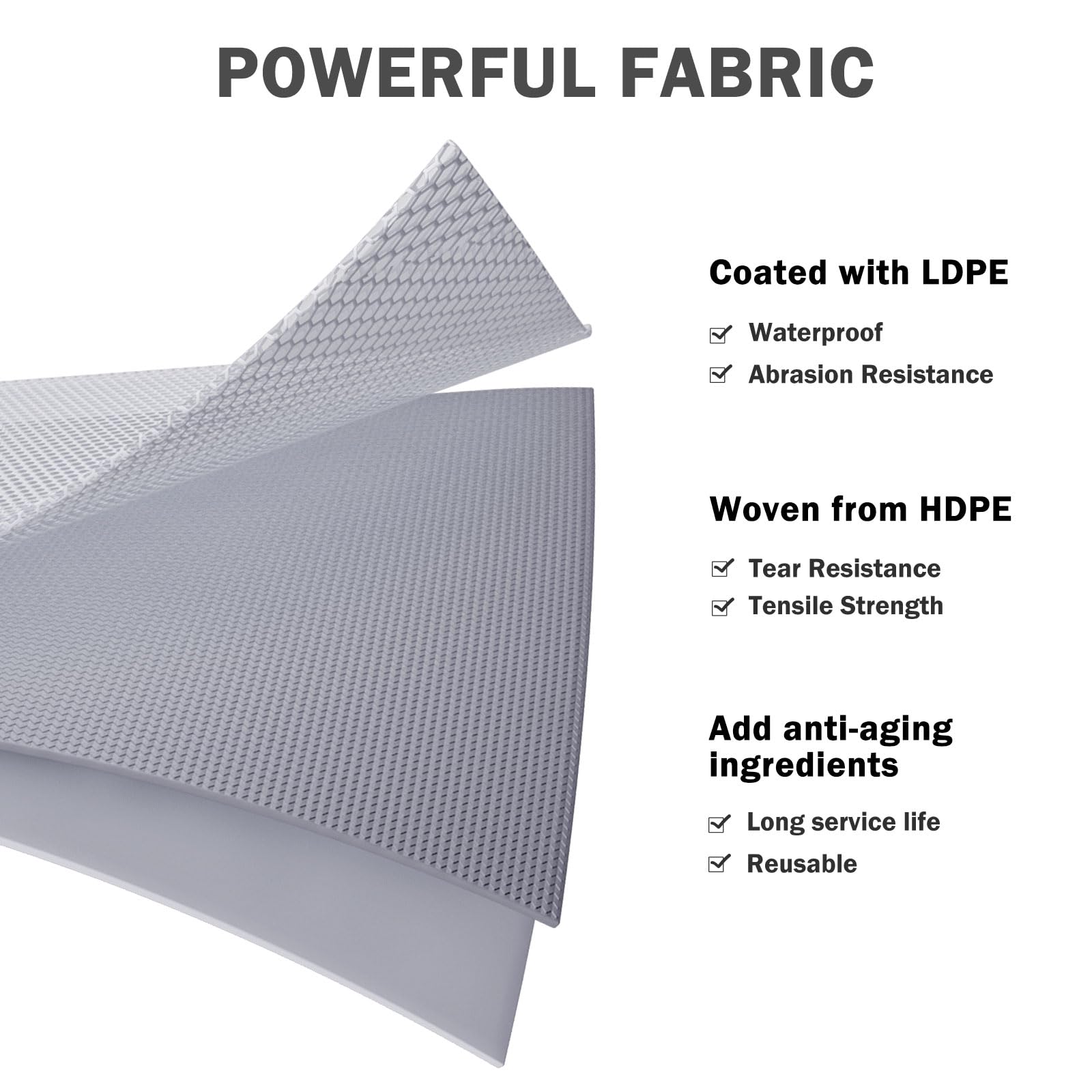 Telone Impermeabile 2x3m - PVC Rinforzato 500g/m² Per Auto, Legna, Piscine E Giardino - Foto 5