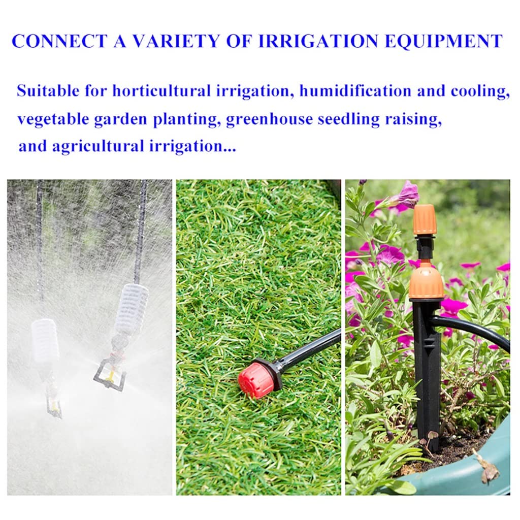 Tuyau d'irrigation Micro, Tuyau d'arrosage Goutte-à-Goutte en PVC, diamètre 4-7 mm, Plusieurs Tailles, for l'arrosage du Jardin(40M)