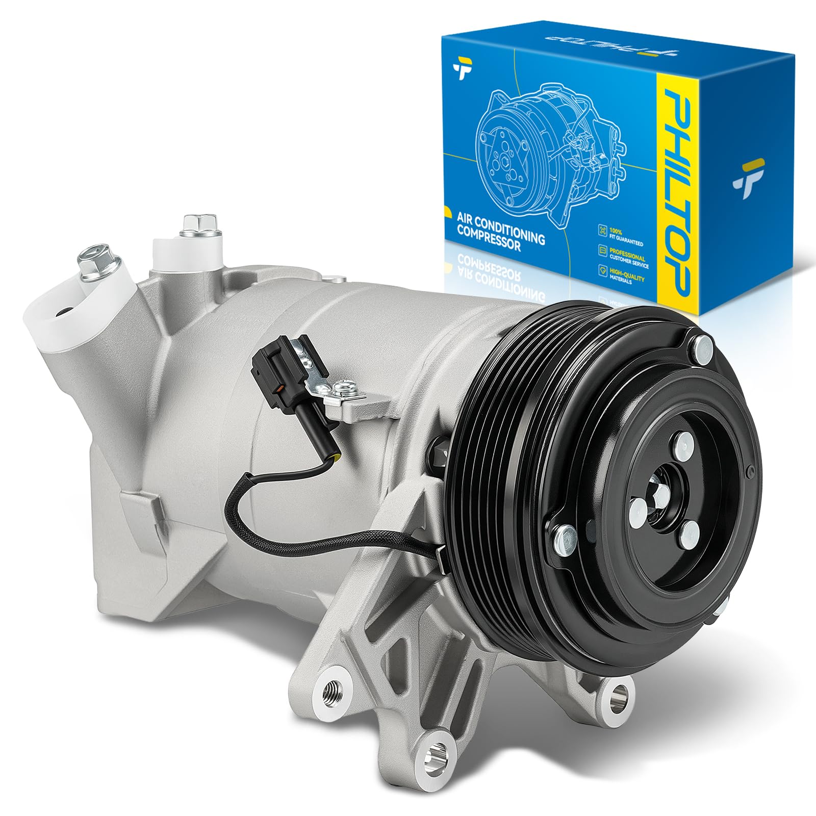 PHILTOP 4715011 NEW AC Compressor for Quest 2004-2009, Murano 2003-2007